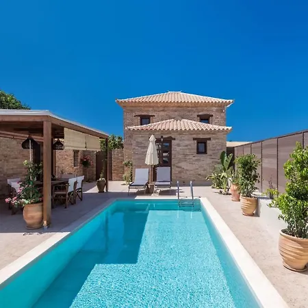 Frontale - Restored With Pool Perfect For 6 Nestled Next To A Traditional Olive Mill And Local Farms Offering Authentic Hospitality And Organic Delights By Mana Gers Kallithea (Zakynthos)